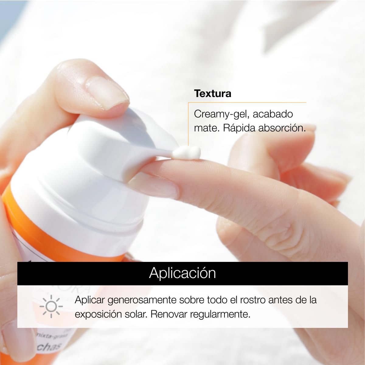 Bella Aurora Protector Solar Facial Antimanchas SPF 50+ | Protección Muy Alta UVA UVB IR Luz Azul | Control Brillos y Absorción Rápida | Piel Mixta y Grasa | Uso Diario | 50 ml