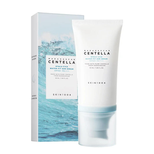 SKIN1004 Madagascar Centella Hyalu-cica Water-Fit Sun Serum - Bloqueador coreano con centella y ácido hialurónico